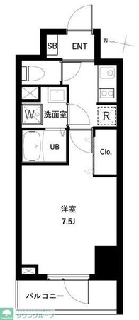 アーバンパーク扇大橋の物件間取画像